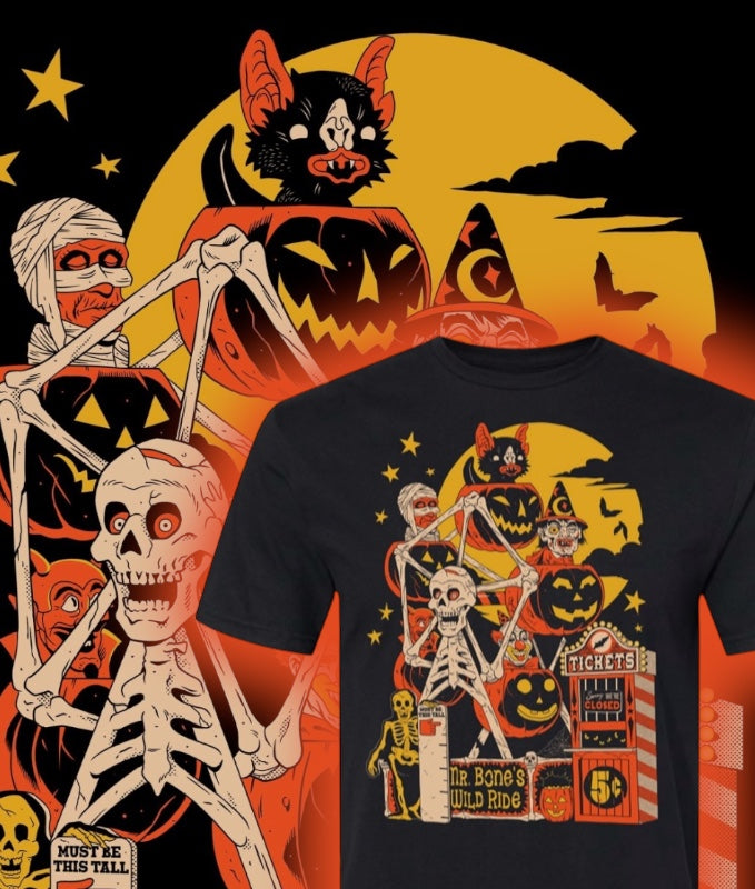 Mr Bones Wild Ride – The Halloween Shirt Company