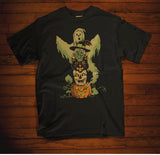 Halloween Character Stack Tee w/ Ghost
