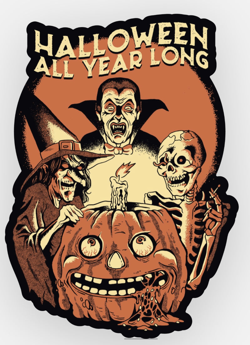 4" Vinyl Sticker - All Year Long