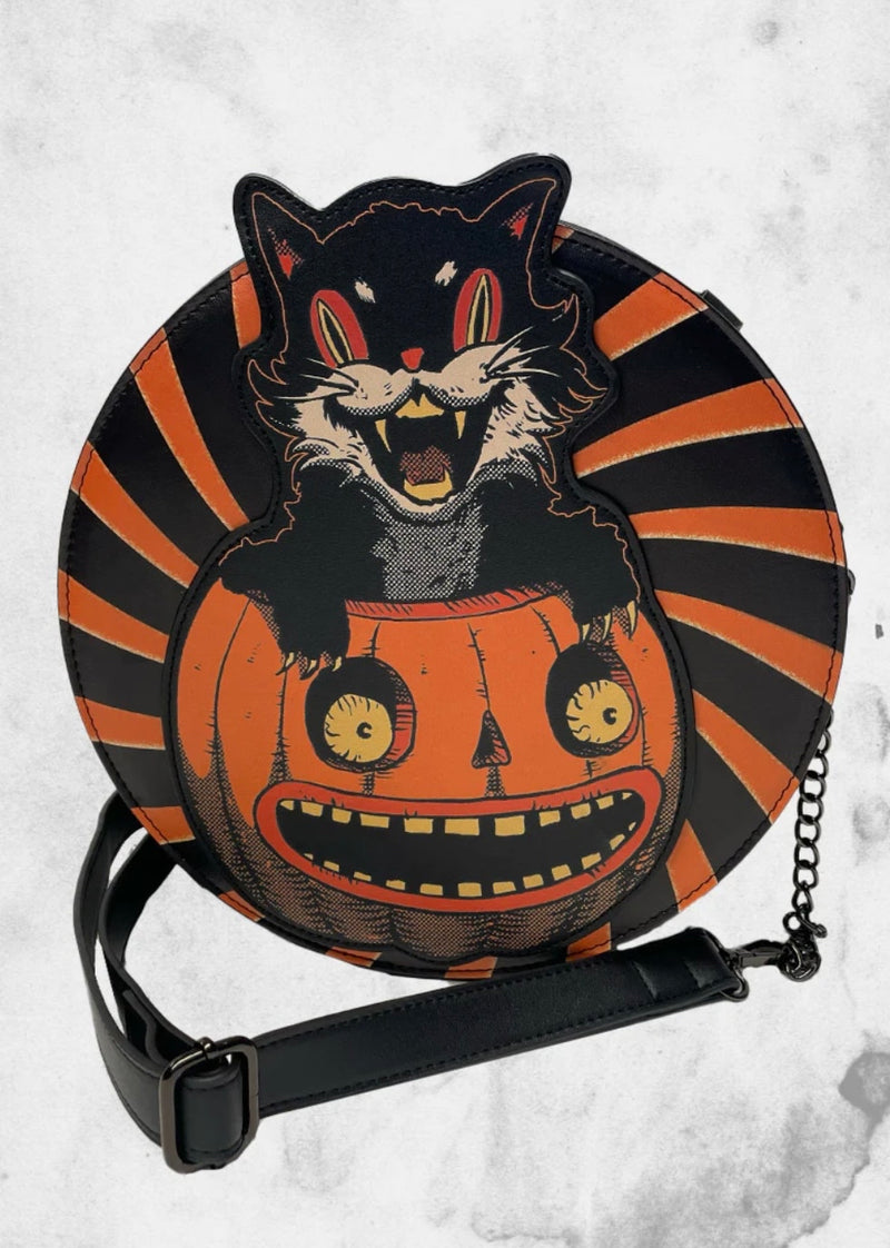 Post Mortem Bootique Shape Shifter Purse - Vamp Kitty