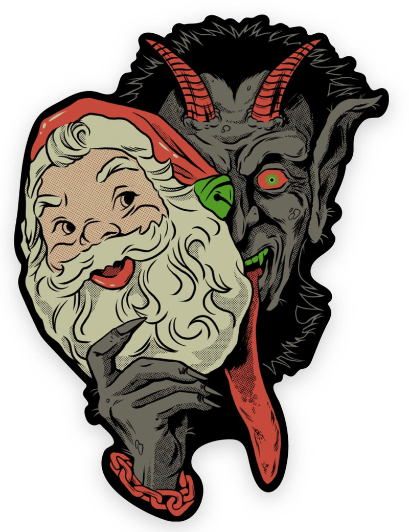 4" Vinyl Sticker - Krampus Claus