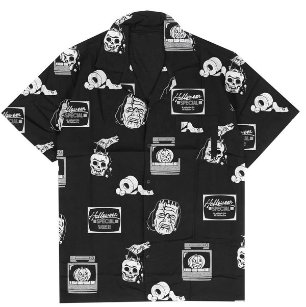 Halloween Night Button Up