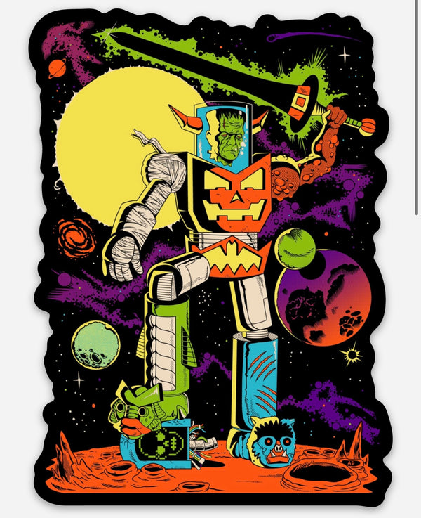 4" Vinyl Sticker - Hallotron