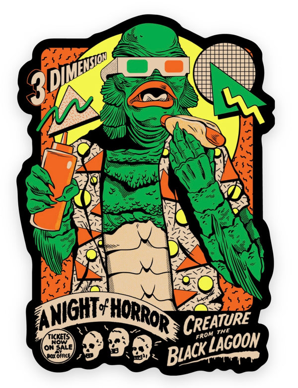 4" Vinyl Sticker - Creature 3D