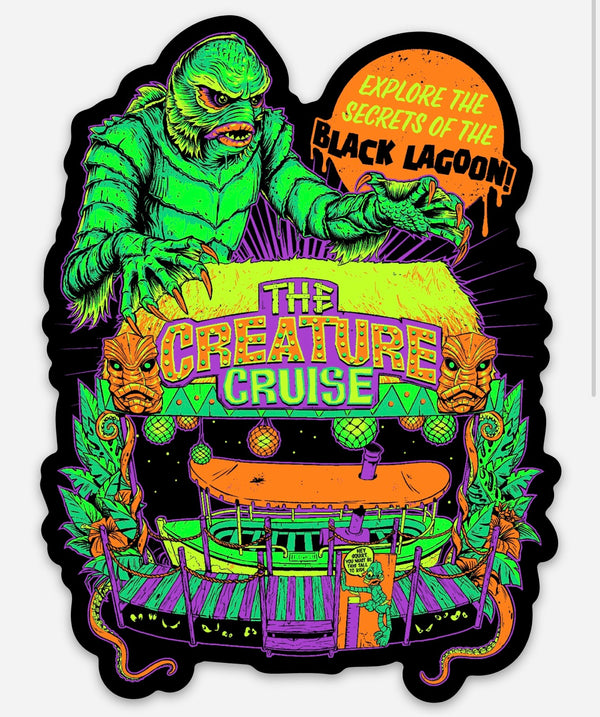 4" Vinyl Sticker - The Creature Cruise