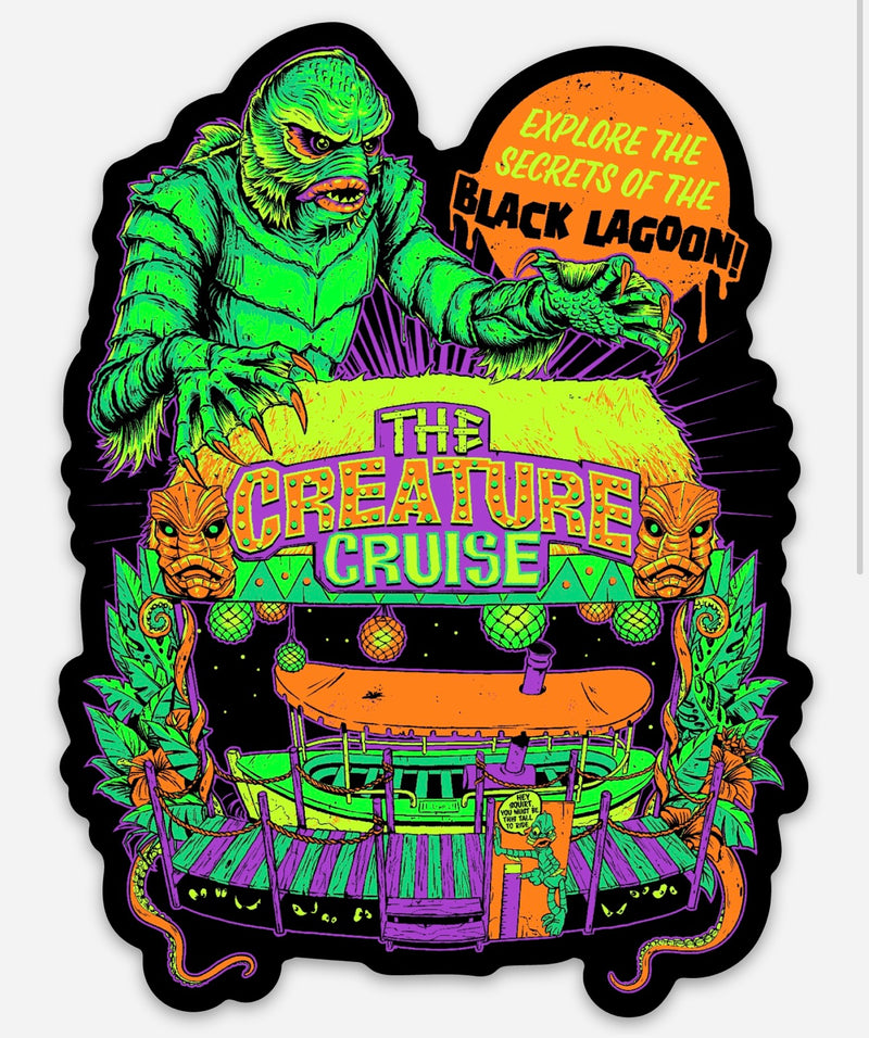4" Vinyl Sticker - The Creature Cruise