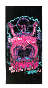 60x30 Bride Tunnel of Love Beach Towel