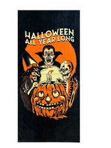 60x30 Halloween All Year Long Beach Towel