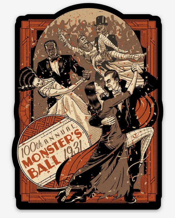 4" Vinyl Sticker - Monster Ball