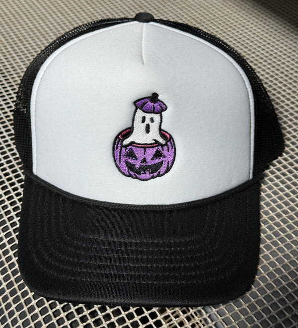 Pumpkin Ghost Hat