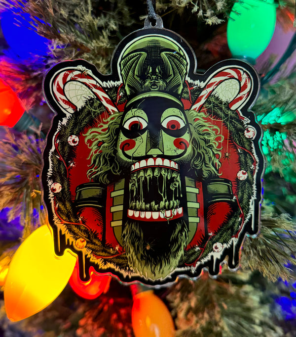 5" Creepy Nutcracker Acrylic Ornament