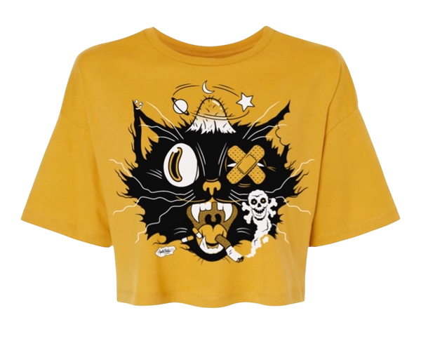 Kitty Mess Crop Top - (SHIPS MAY 23)