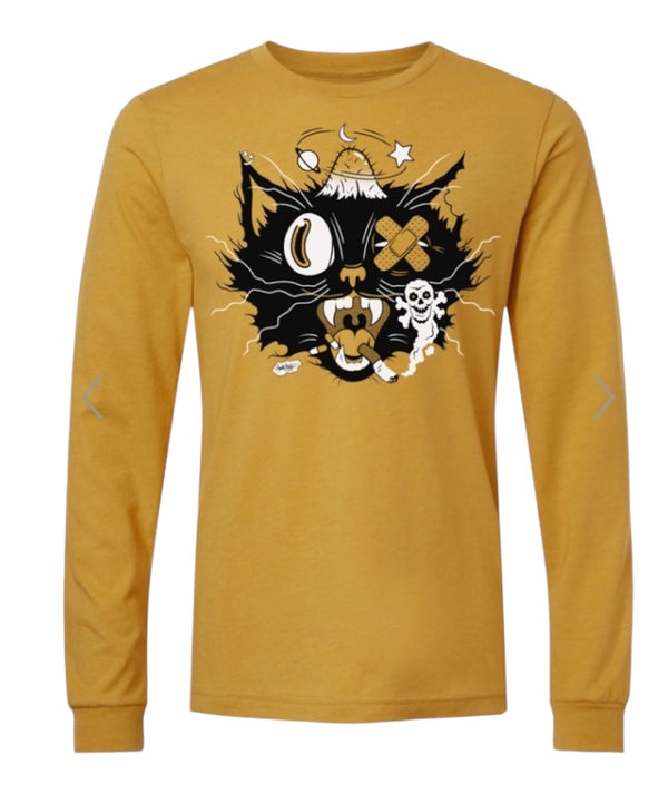 Kitty Mess Long Sleeve Tee - (SHIPS MAY 23)