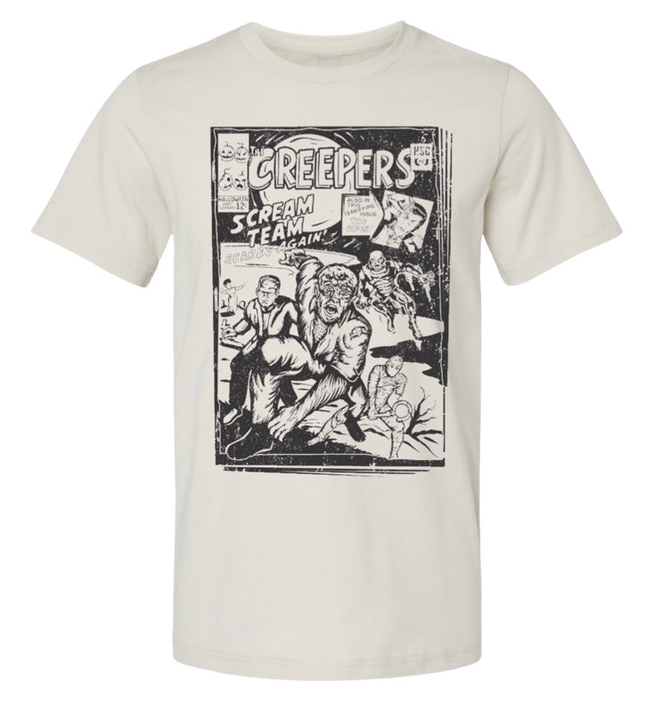 The Scream Team-Creepers VINTAGE WHITE