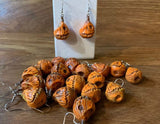 Set of Pumpkin Logo Earrings
