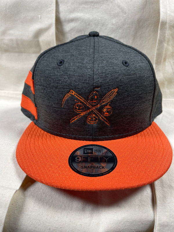 HSC Logo Orange Stripe/Heather Black SnapBack Cap/Hat