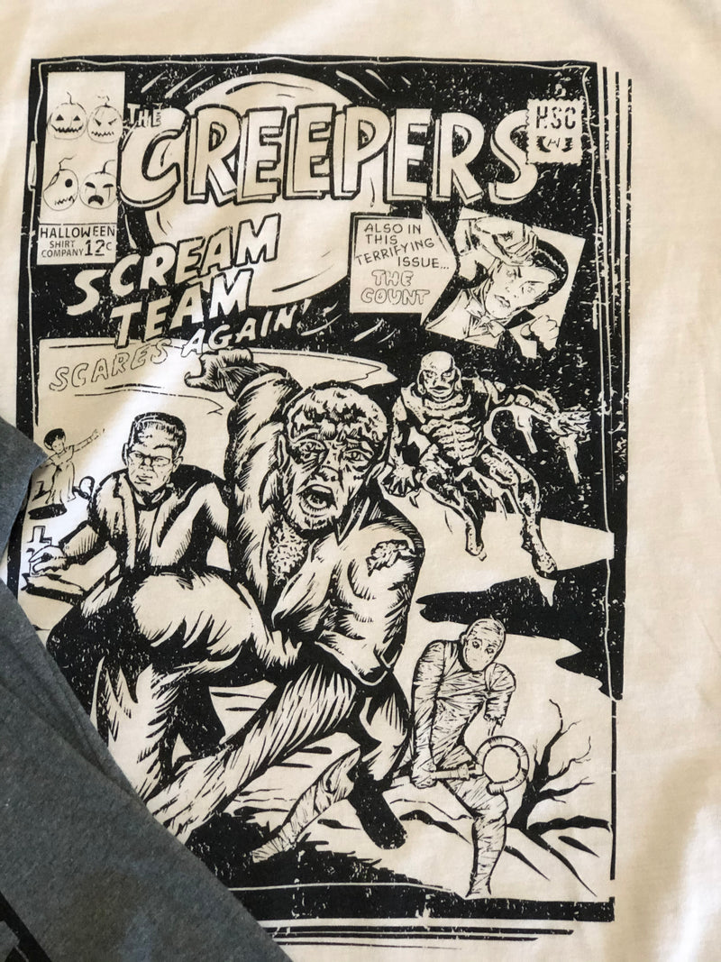 The Scream Team-Creepers VINTAGE WHITE