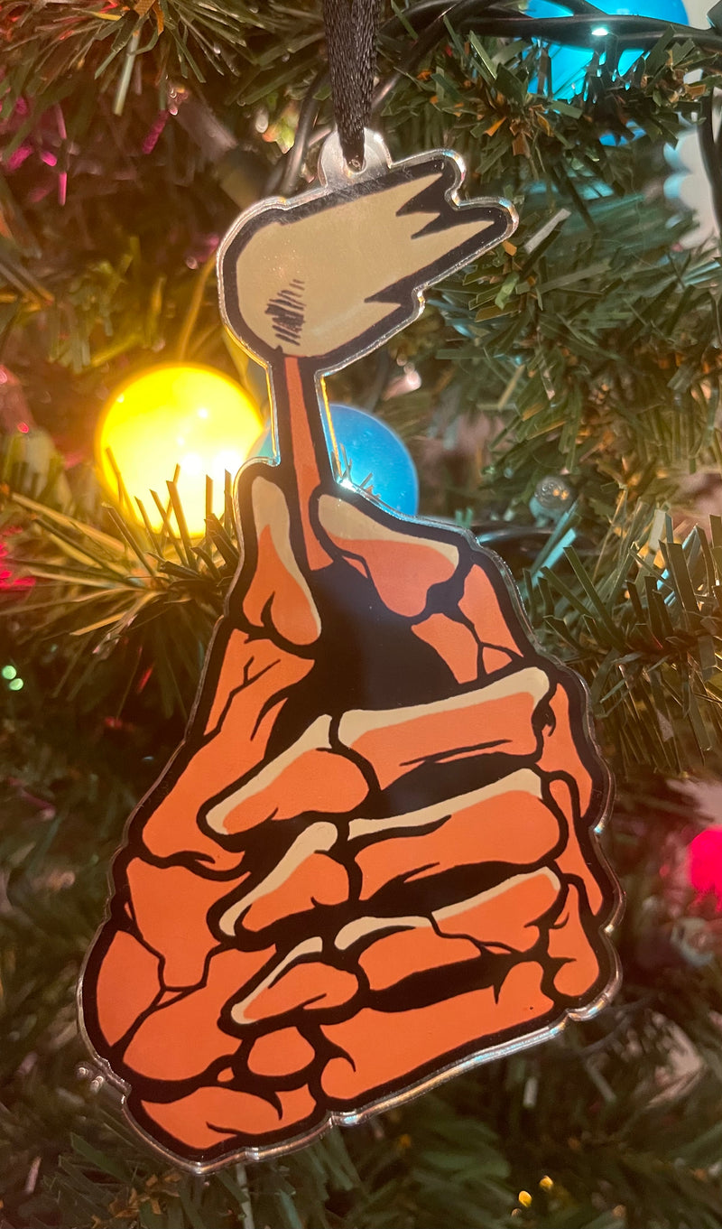 5" Eternal Flame Hand Acrylic Ornament