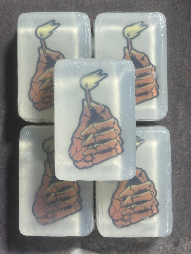 Flame Hand Vegan Soap