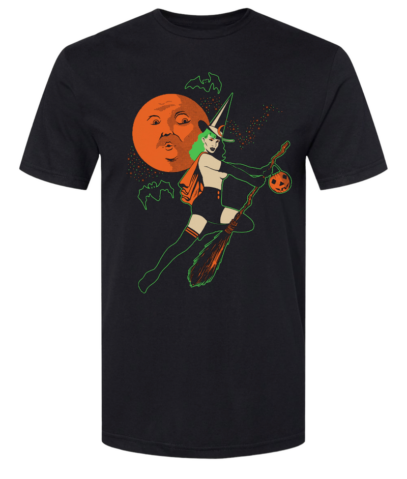 Vintage Witch Tee (Black)