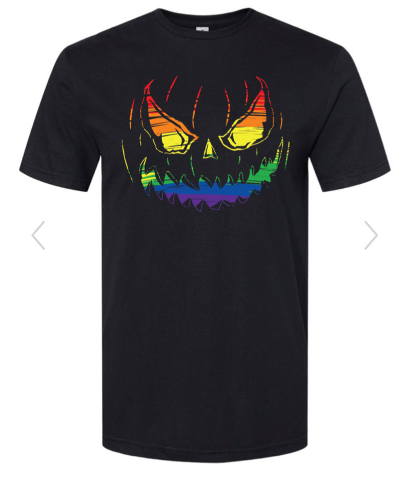 Rainbow Pumpkin Tee